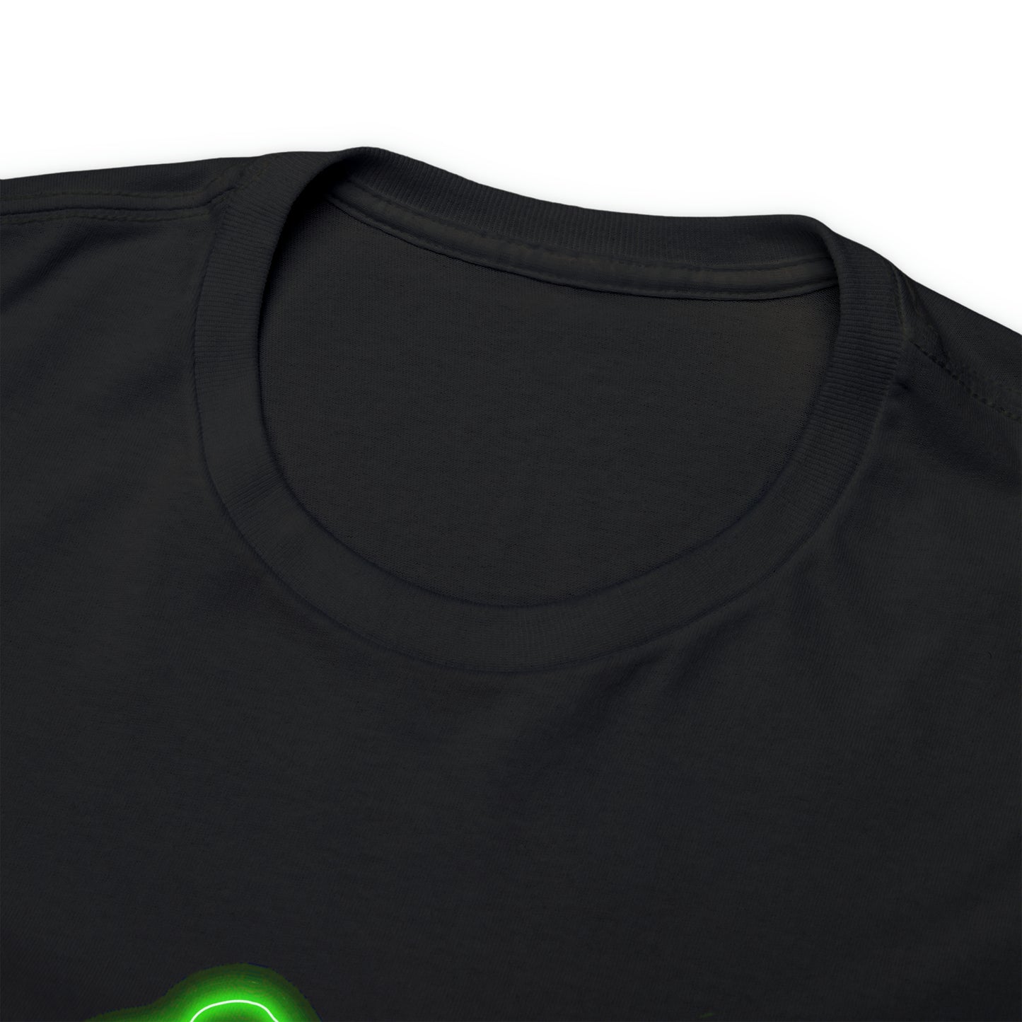 NEON Triceratops Skeleton Tee - Green