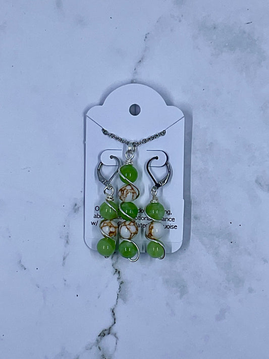 Wrapped Bead Necklace (NECKLACE ONLY)