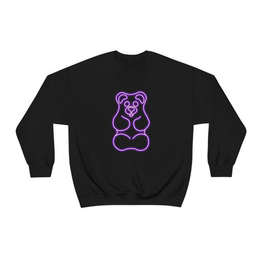 NEON Gummy Bear Sweatshirt - Purple