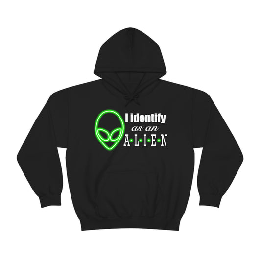 NEON I Identify As An Alien Hoodie