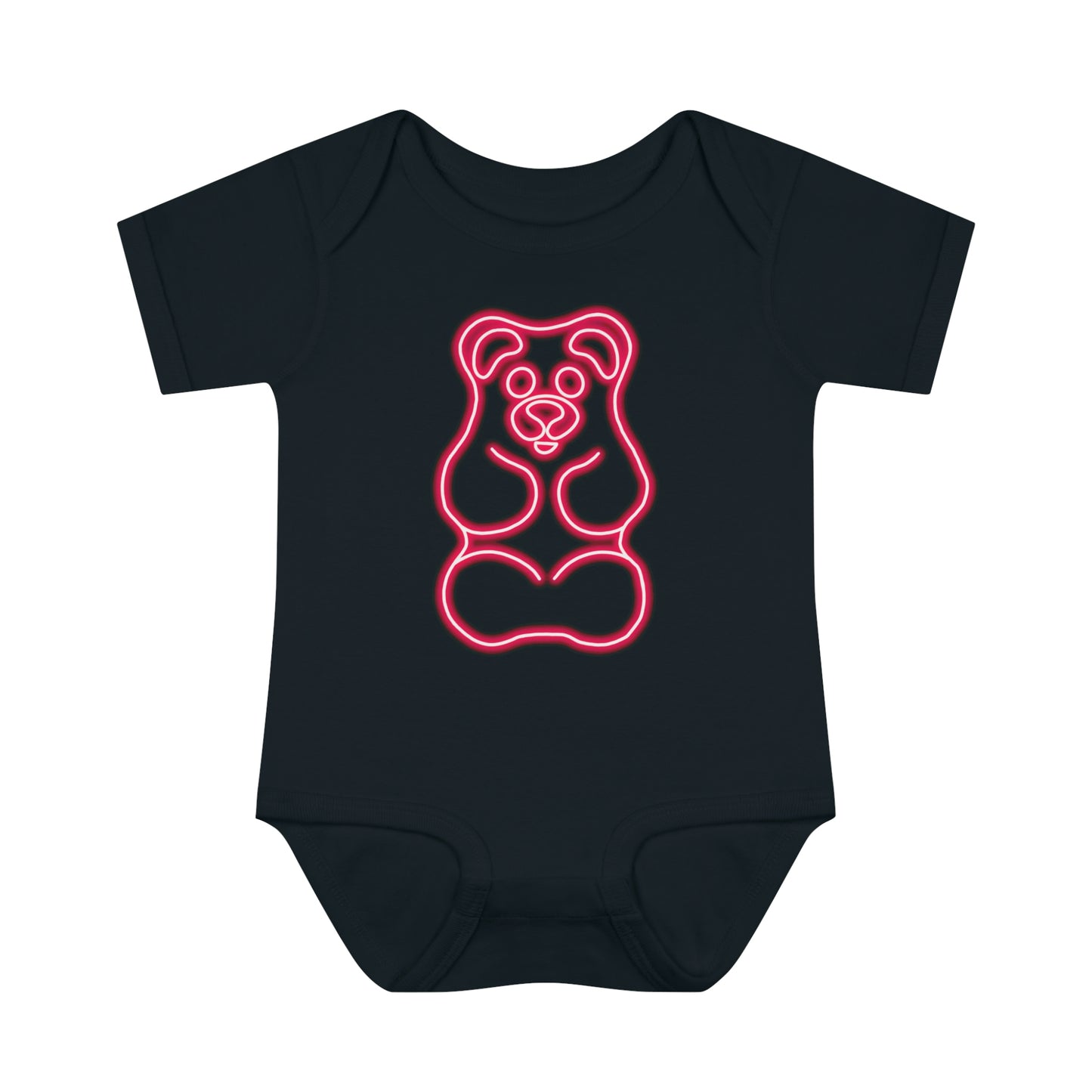 Infant NEON Gummy Bear Body Suit - Red
