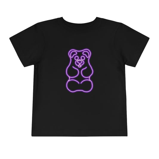 Toddler NEON Gummy Bear Tee - Purple
