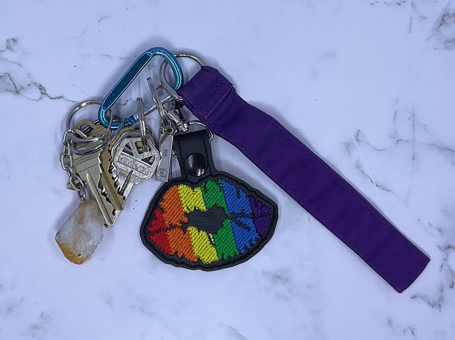 PRIDE Lips Keychain