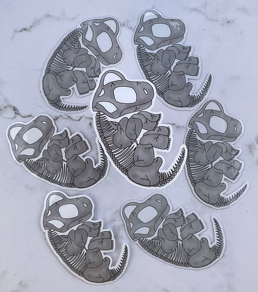 Dinosaur Skeleton Stickers