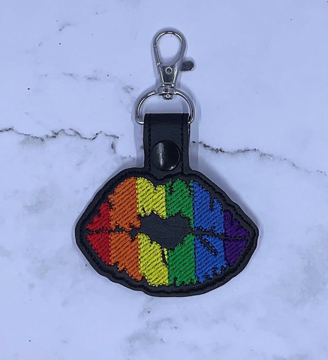 PRIDE Lips Keychain