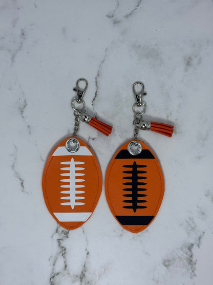 Football Chapstick Keychain