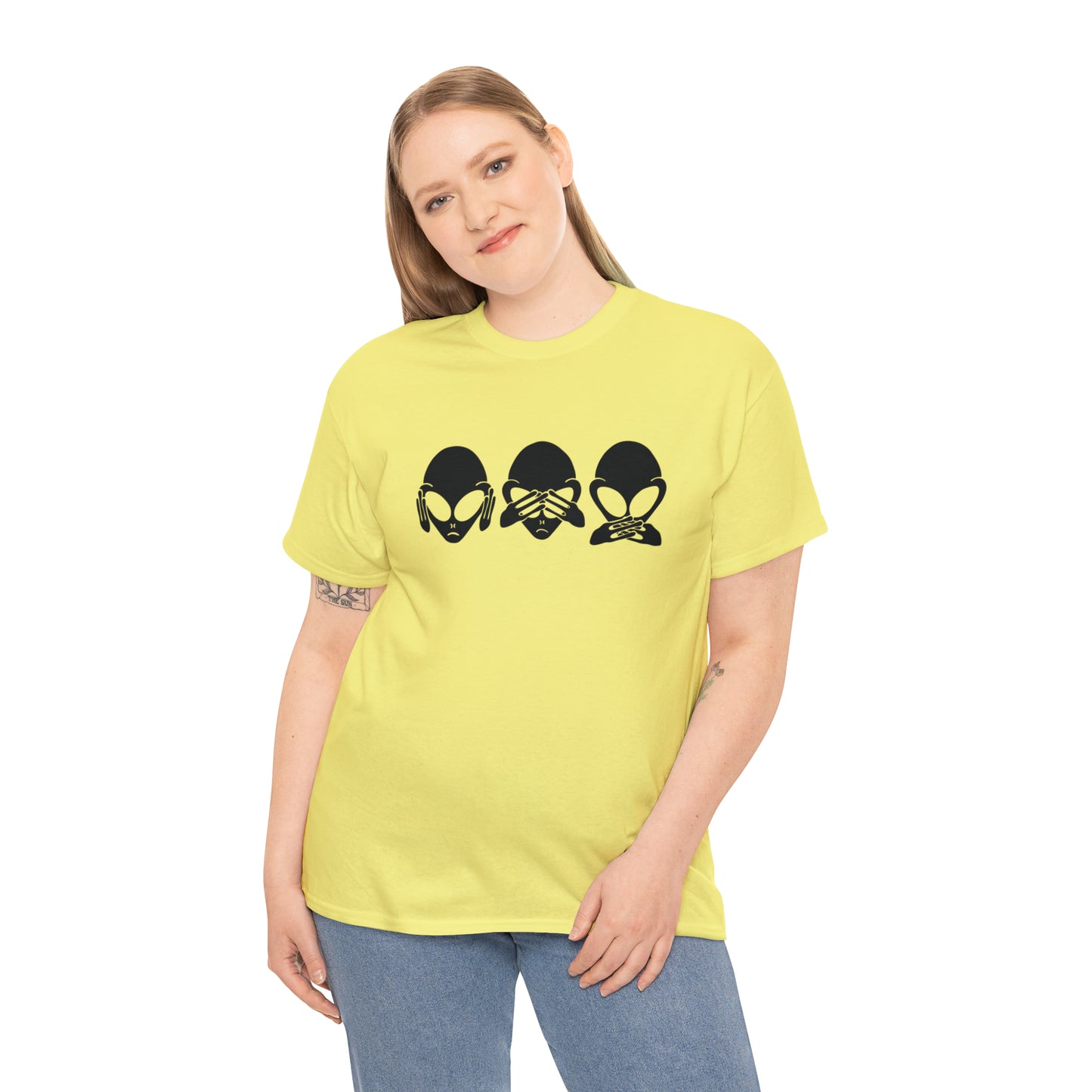 Alien Hear No Evil, See No Evil, Speak No Evil Tee