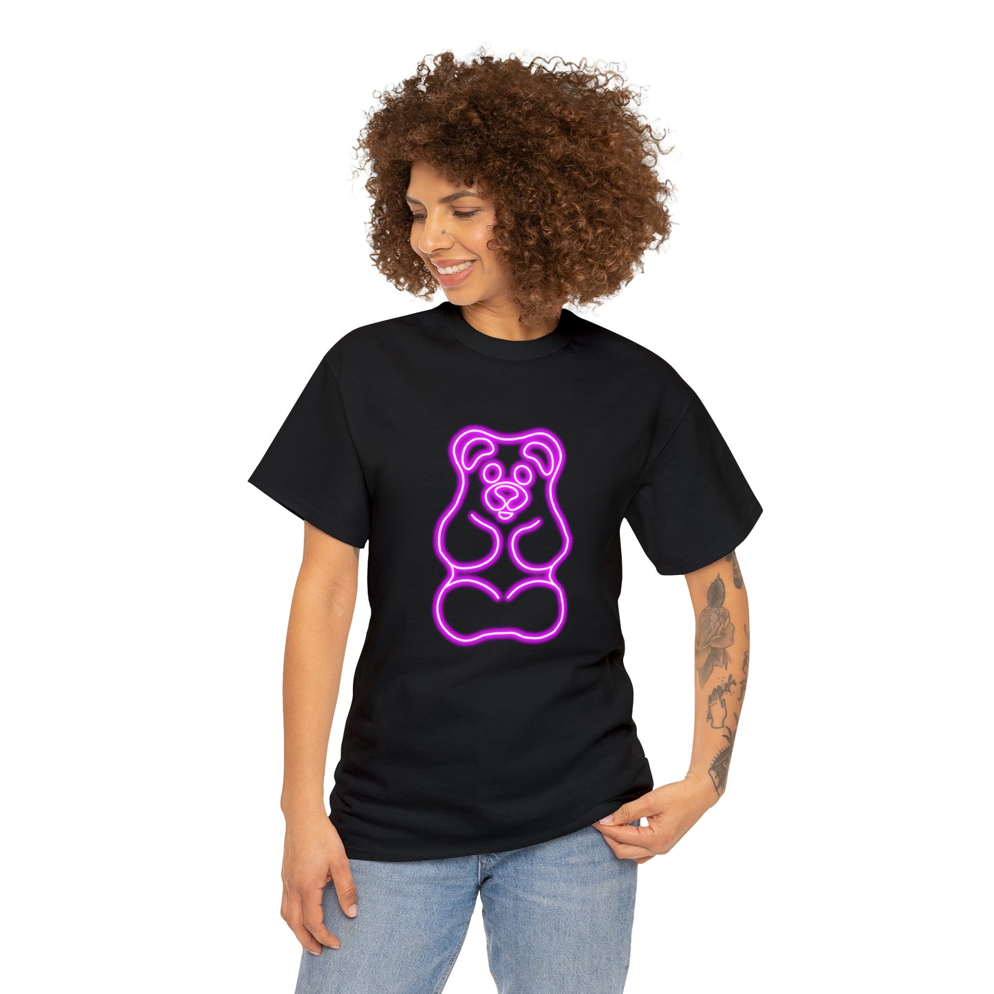 NEON Gummy Bear Tee - Pink