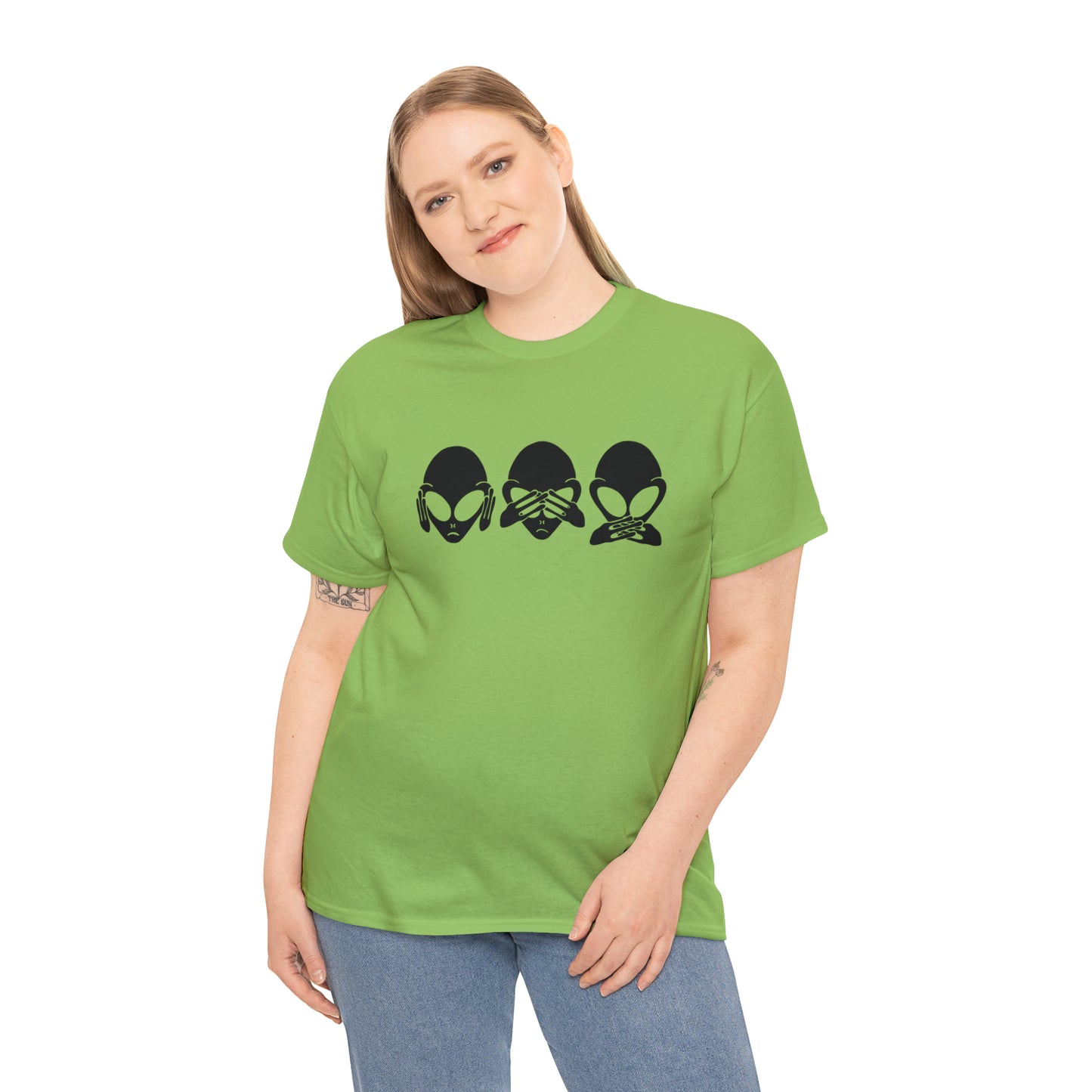 Alien Hear No Evil, See No Evil, Speak No Evil Tee