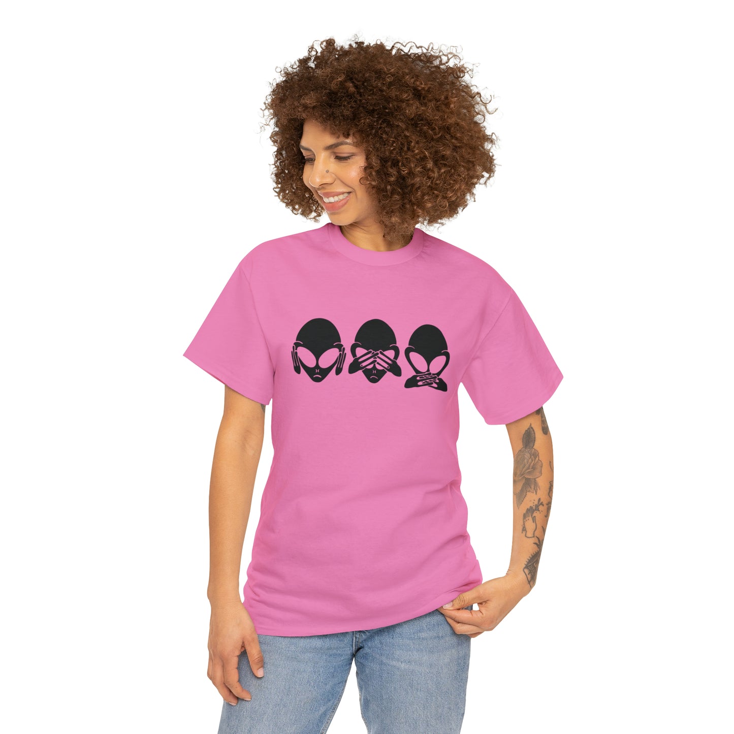 Alien Hear No Evil, See No Evil, Speak No Evil Tee