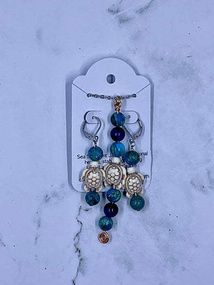 Wrapped Bead Necklace (NECKLACE ONLY)