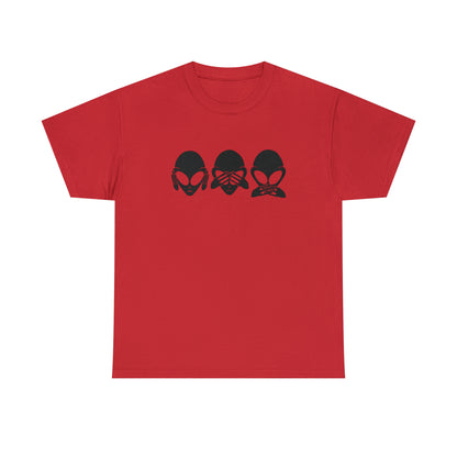 Alien Hear No Evil, See No Evil, Speak No Evil Tee