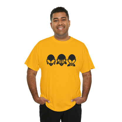 Alien Hear No Evil, See No Evil, Speak No Evil Tee