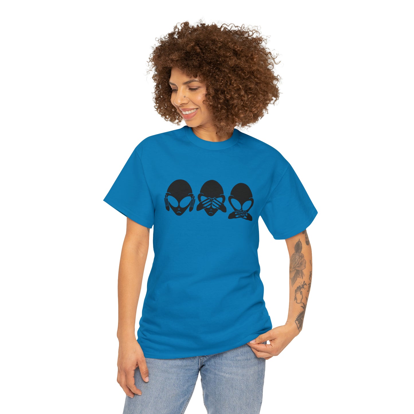 Alien Hear No Evil, See No Evil, Speak No Evil Tee