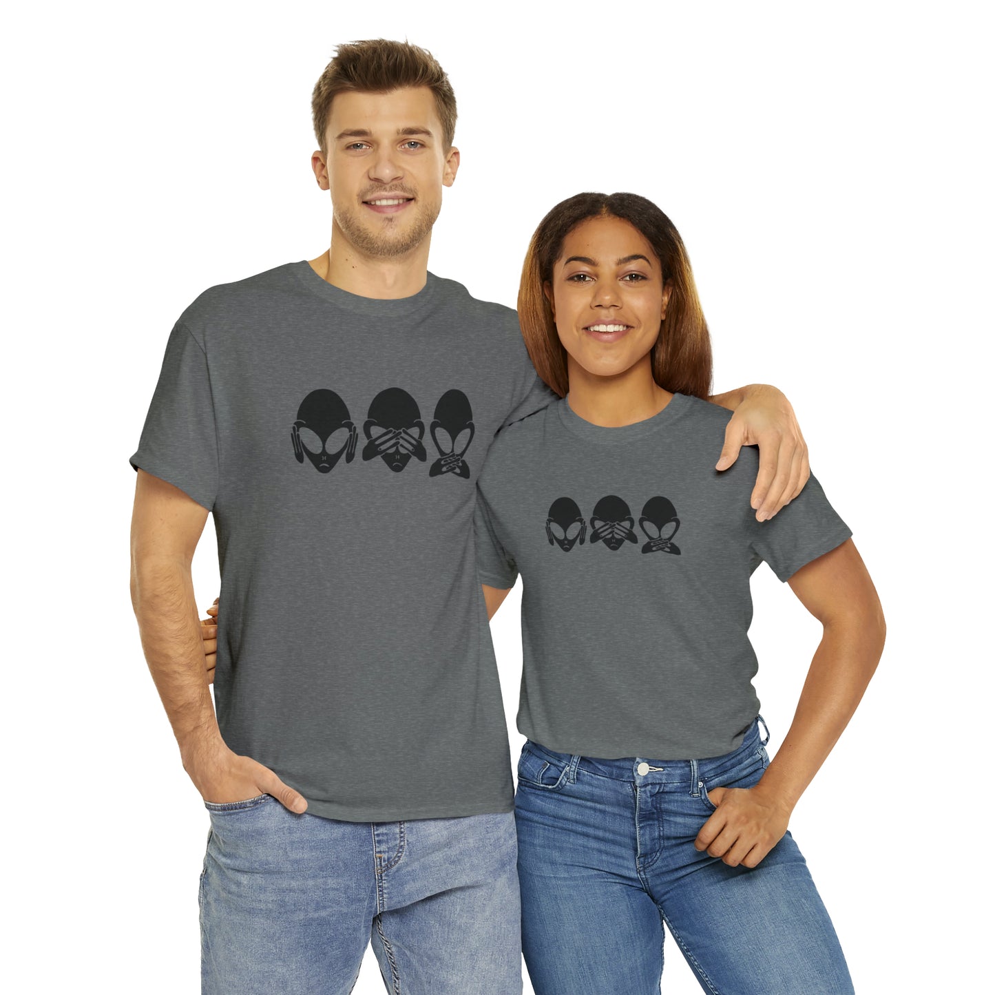 Alien Hear No Evil, See No Evil, Speak No Evil Tee