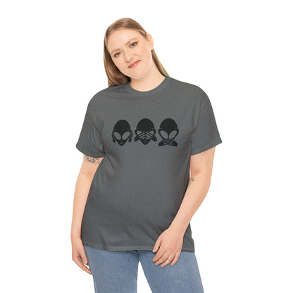 Alien Hear No Evil, See No Evil, Speak No Evil Tee