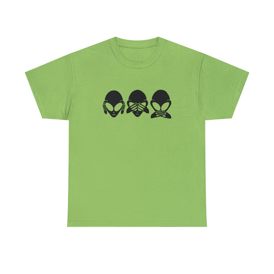 Alien Hear No Evil, See No Evil, Speak No Evil Tee