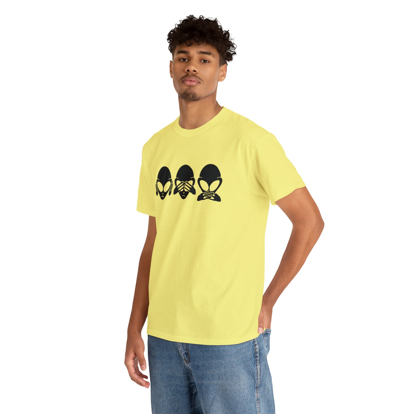 Alien Hear No Evil, See No Evil, Speak No Evil Tee