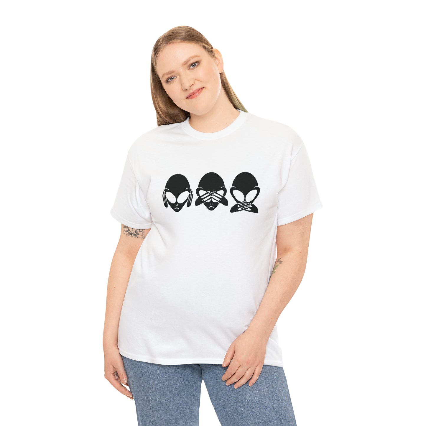 Alien Hear No Evil, See No Evil, Speak No Evil Tee