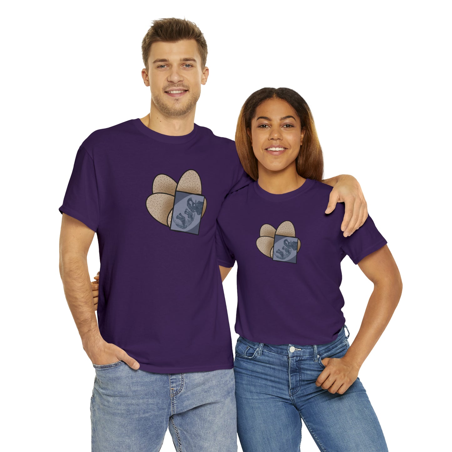 Dinosaur Eggs X-Ray Triceratops Tee