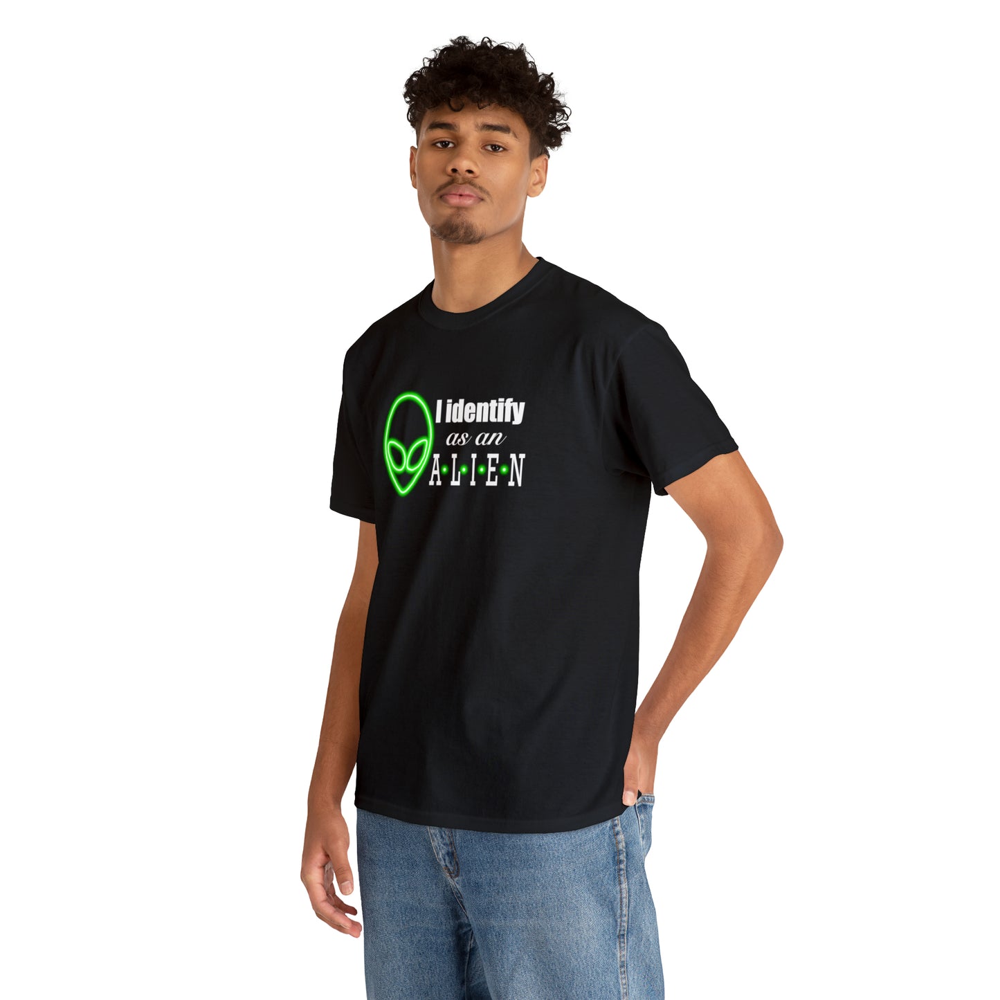 NEON I Identify As An Alien Tee