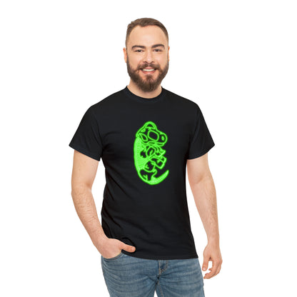 NEON Brachiosaurus Skeleton Tee - Green