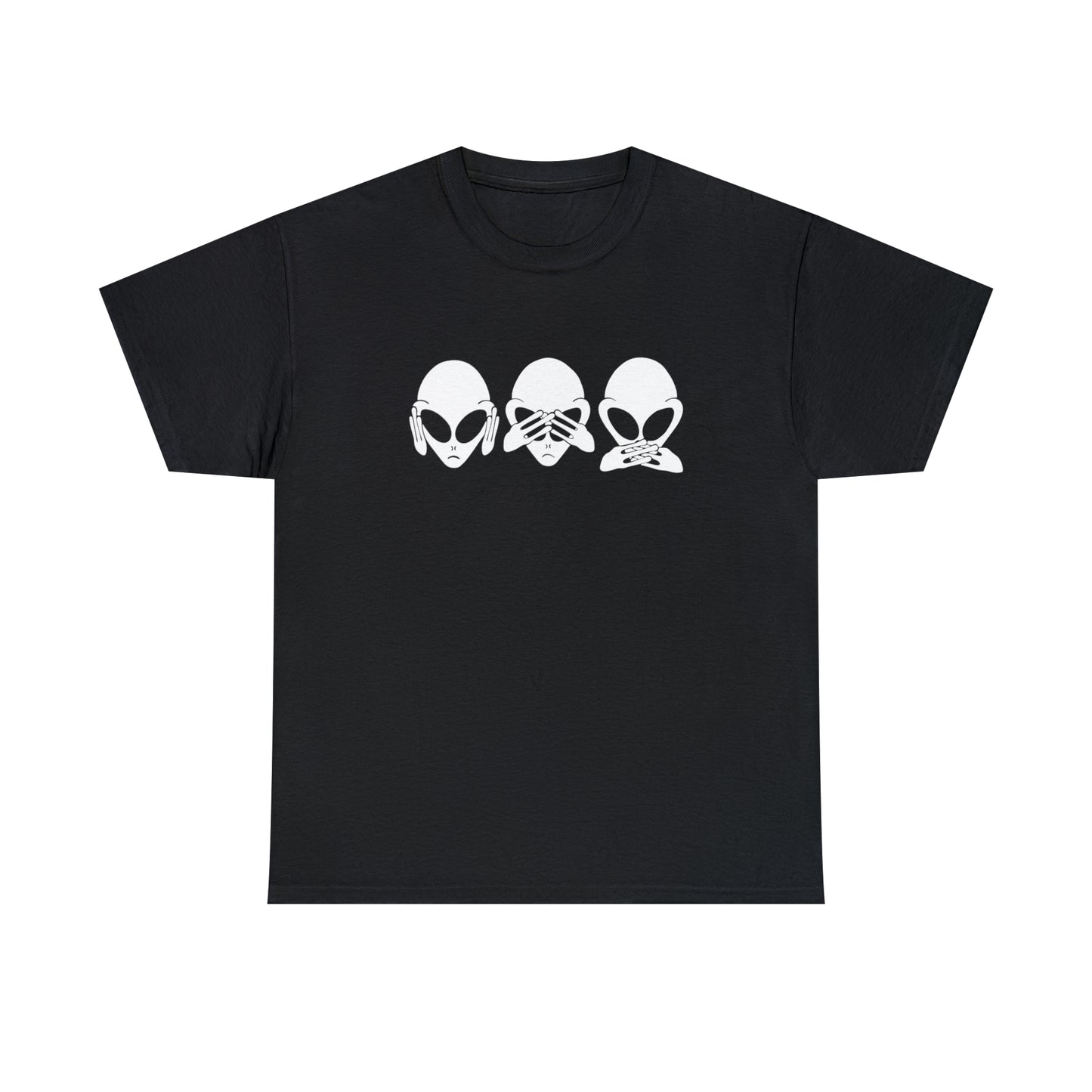 Alien Hear No Evil, See No Evil, Speak No Evil Tee