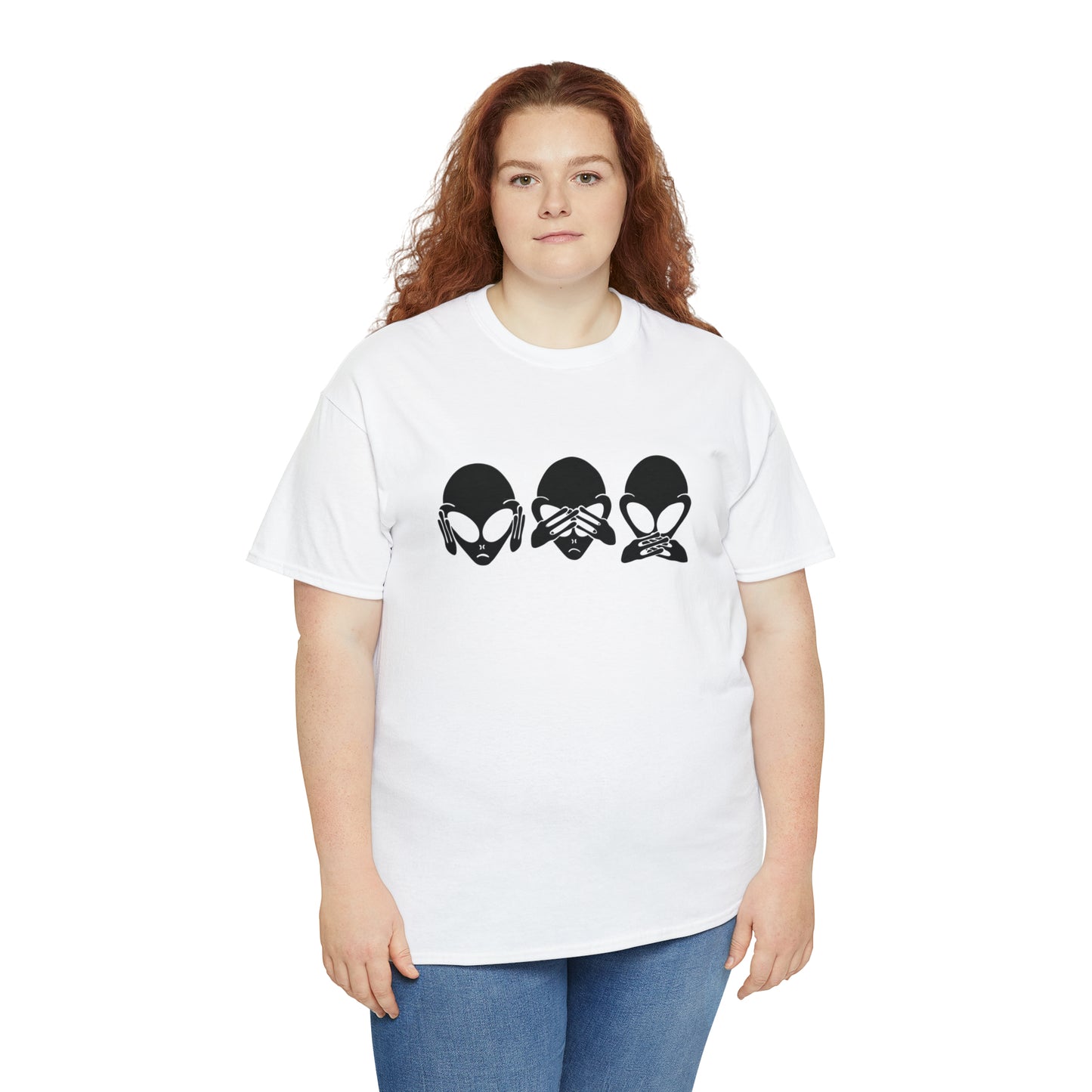 Alien Hear No Evil, See No Evil, Speak No Evil Tee