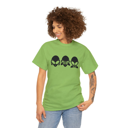 Alien Hear No Evil, See No Evil, Speak No Evil Tee