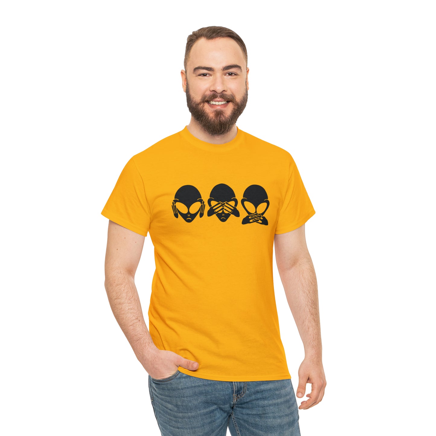 Alien Hear No Evil, See No Evil, Speak No Evil Tee