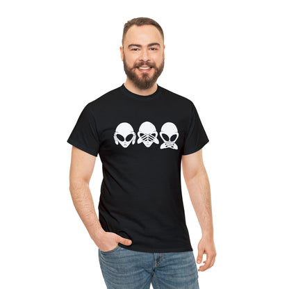 Alien Hear No Evil, See No Evil, Speak No Evil Tee