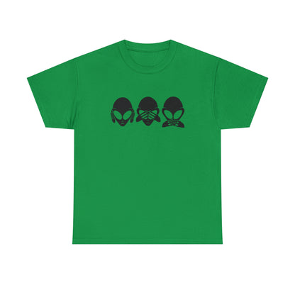 Alien Hear No Evil, See No Evil, Speak No Evil Tee