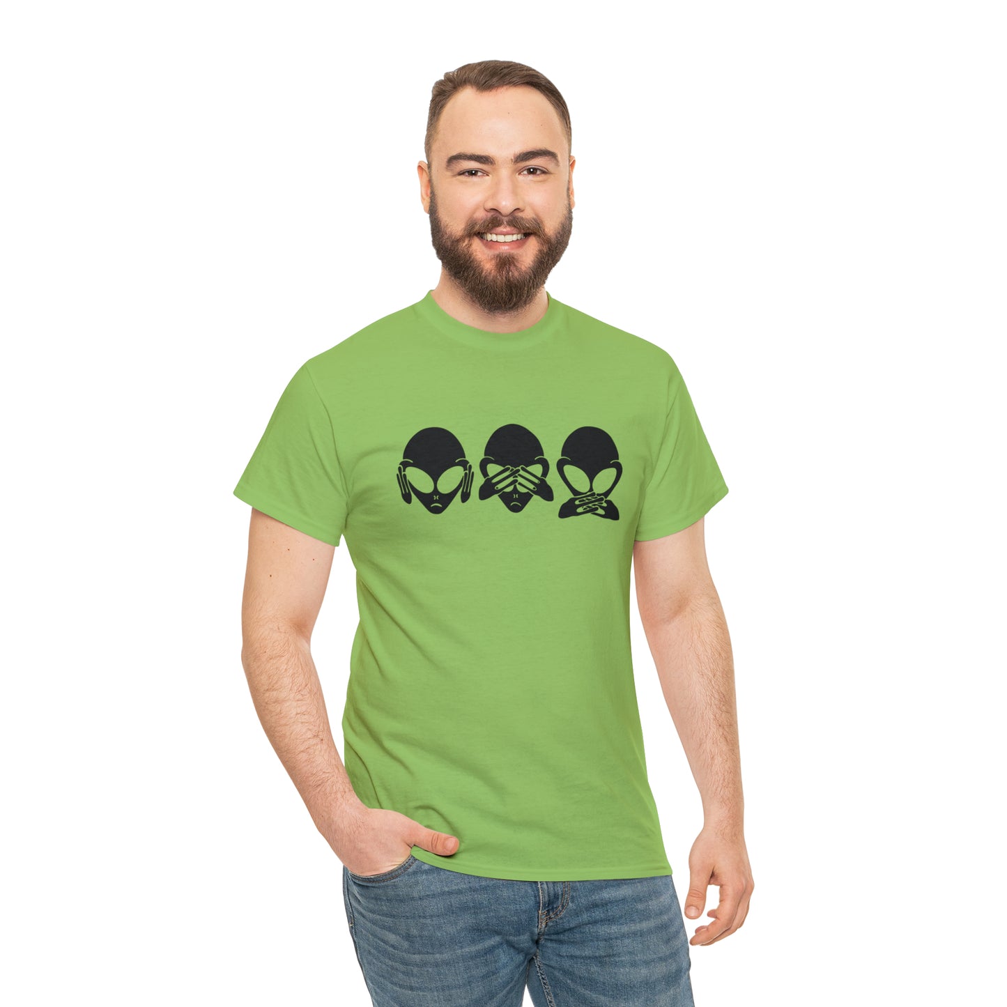 Alien Hear No Evil, See No Evil, Speak No Evil Tee