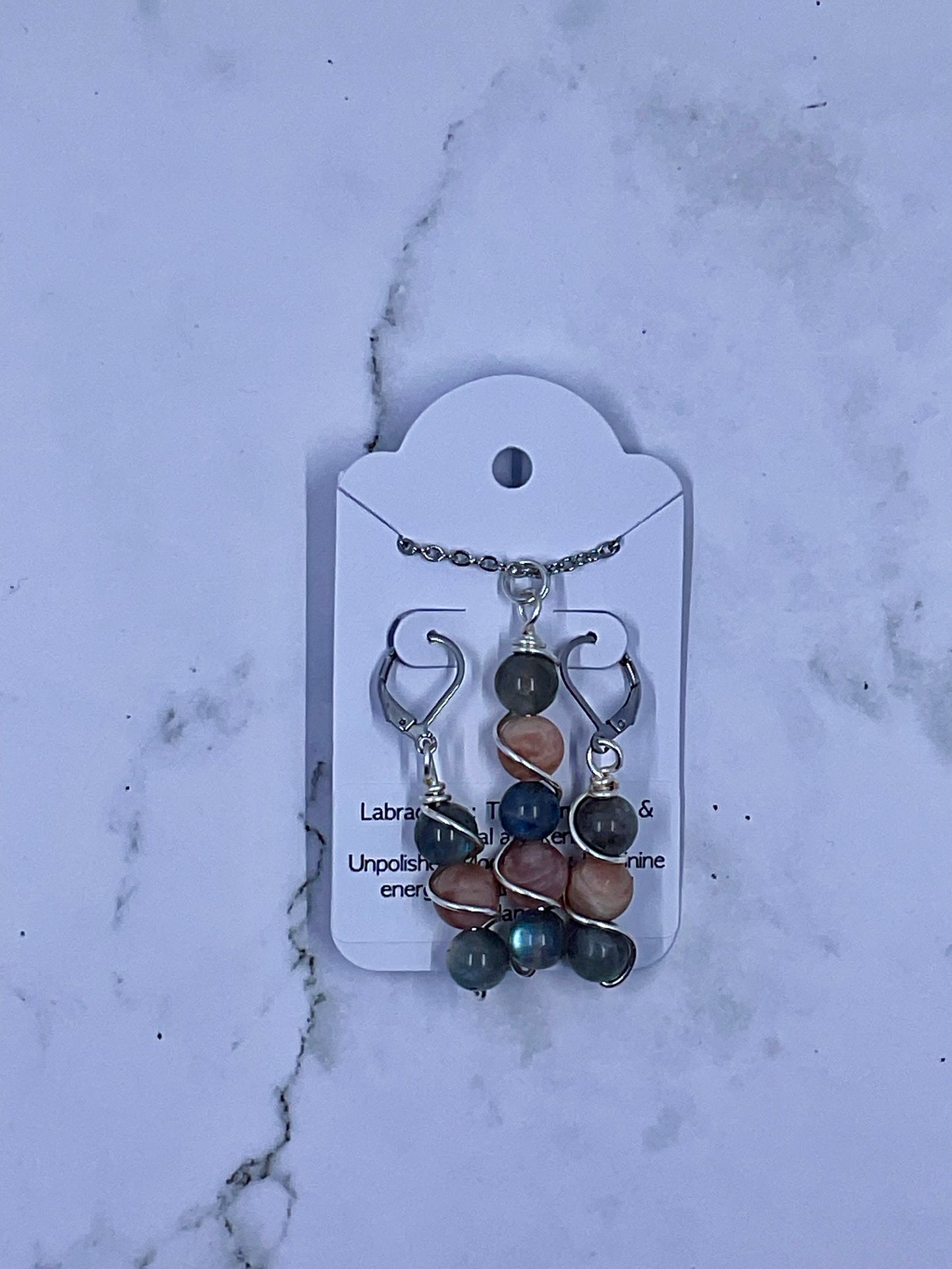 Wrapped Bead Necklace (NECKLACE ONLY)