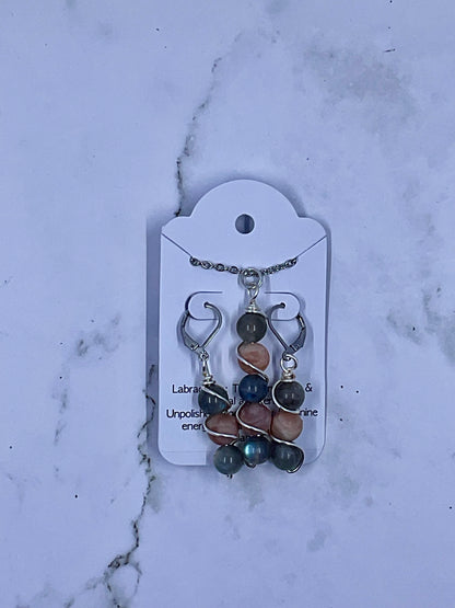 Wrapped Bead Necklace (NECKLACE ONLY)