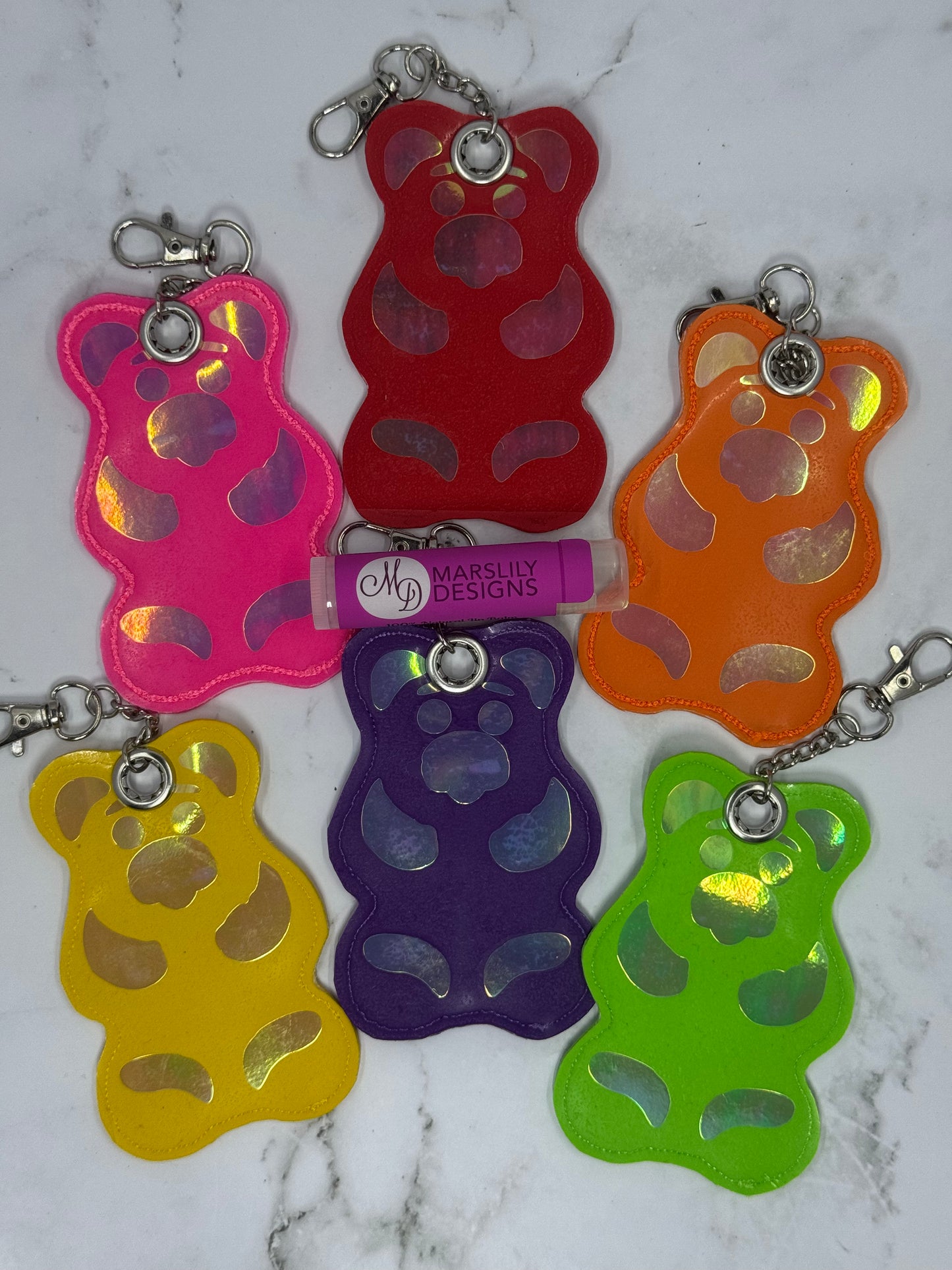 Gummy Bear Chapstick Keychain