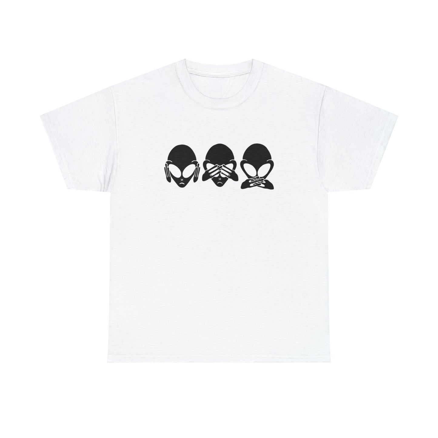 Alien Hear No Evil, See No Evil, Speak No Evil Tee