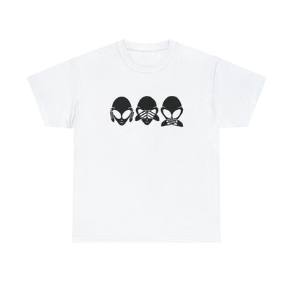 Alien Hear No Evil, See No Evil, Speak No Evil Tee