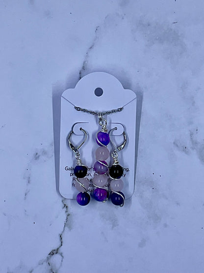 Wrapped Bead Necklace (NECKLACE ONLY)