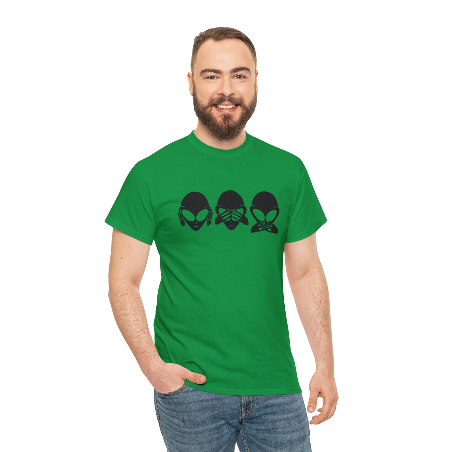 Alien Hear No Evil, See No Evil, Speak No Evil Tee