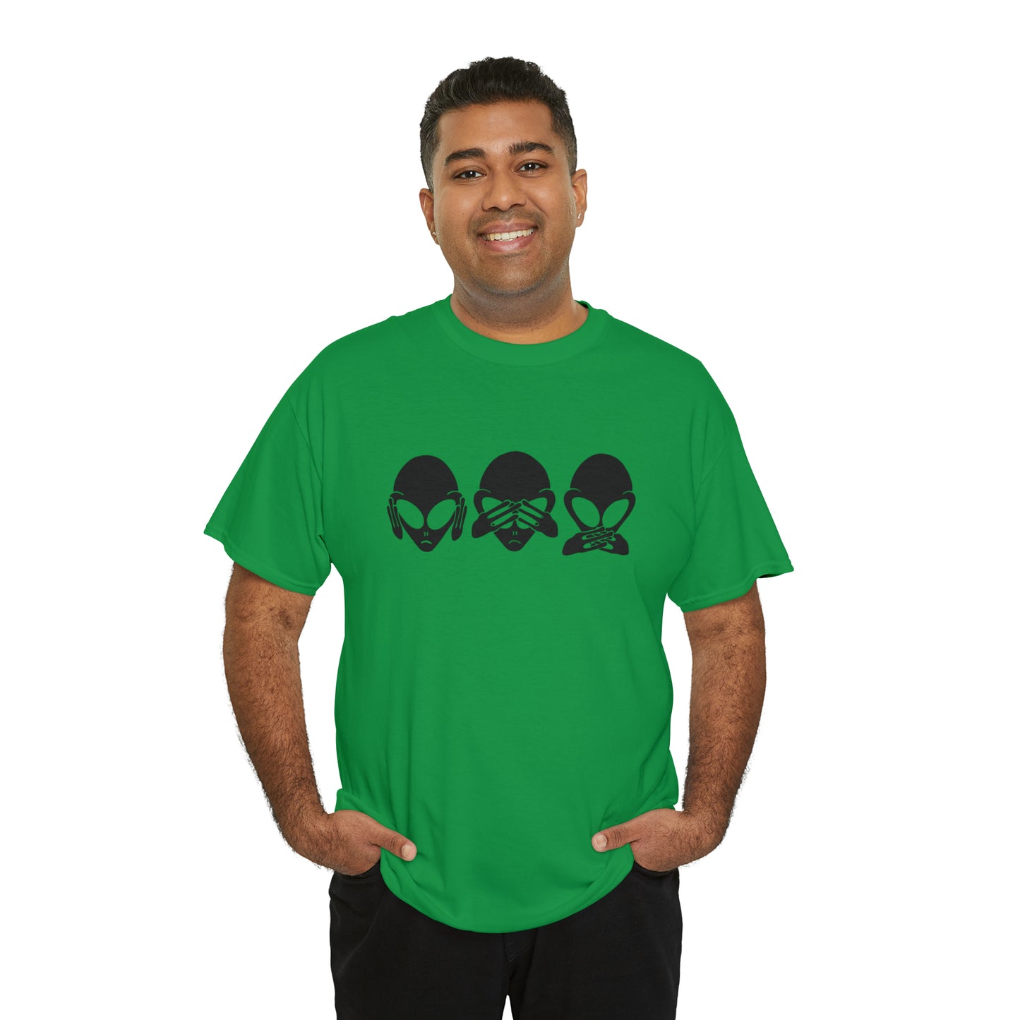 Alien Hear No Evil, See No Evil, Speak No Evil Tee