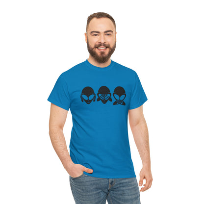 Alien Hear No Evil, See No Evil, Speak No Evil Tee