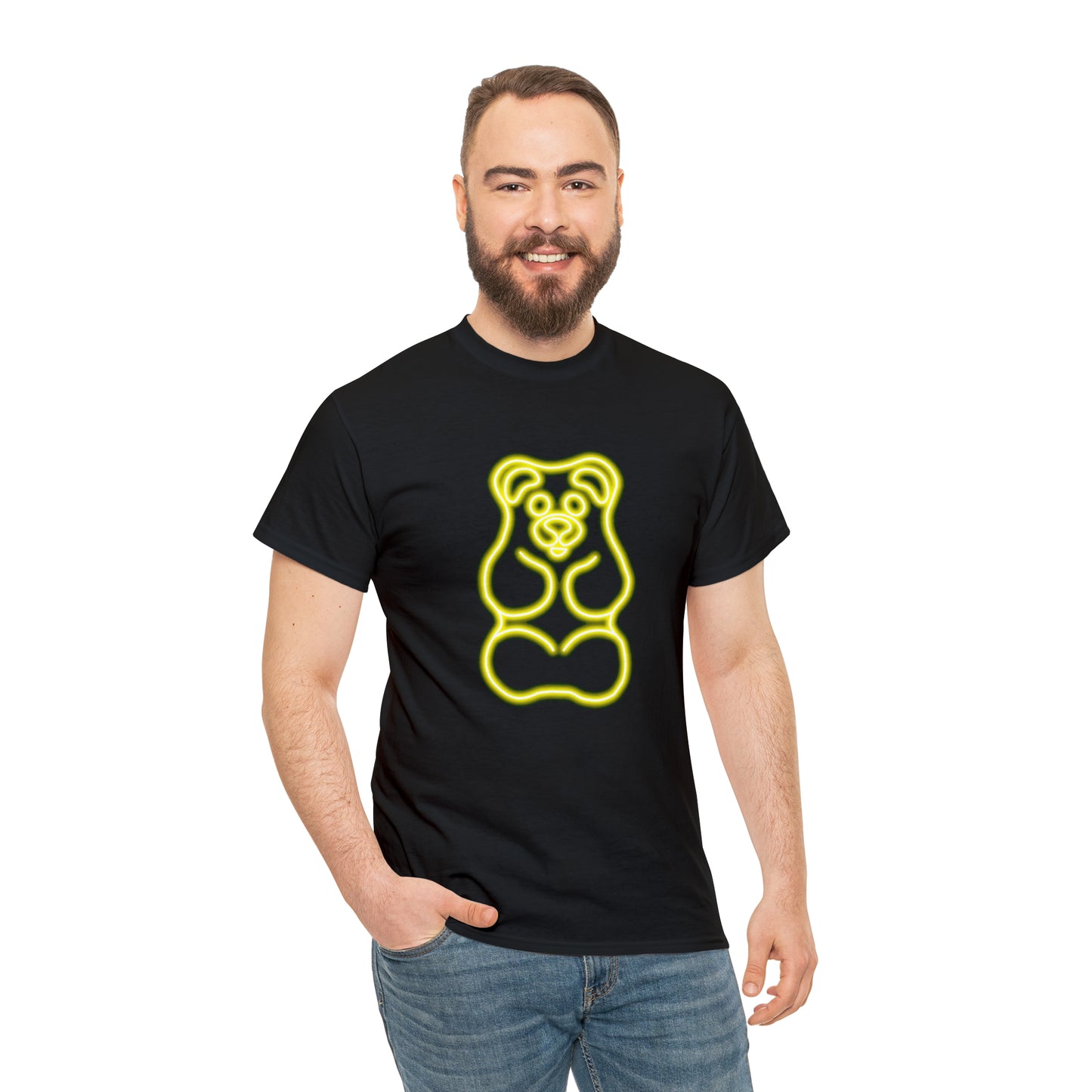 NEON Gummy Bear Tee - Yellow