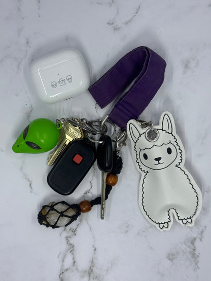 Alpaca/Llama Chapstick Keychain