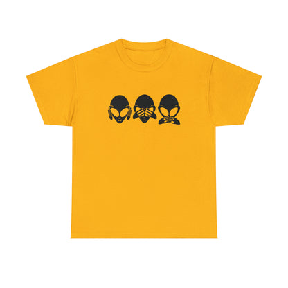 Alien Hear No Evil, See No Evil, Speak No Evil Tee