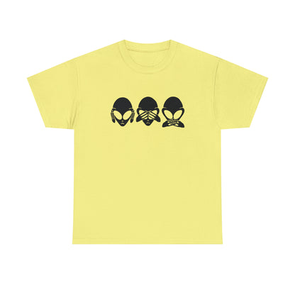 Alien Hear No Evil, See No Evil, Speak No Evil Tee