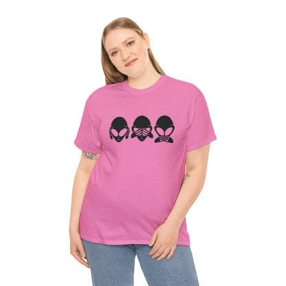 Alien Hear No Evil, See No Evil, Speak No Evil Tee