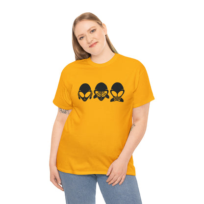 Alien Hear No Evil, See No Evil, Speak No Evil Tee