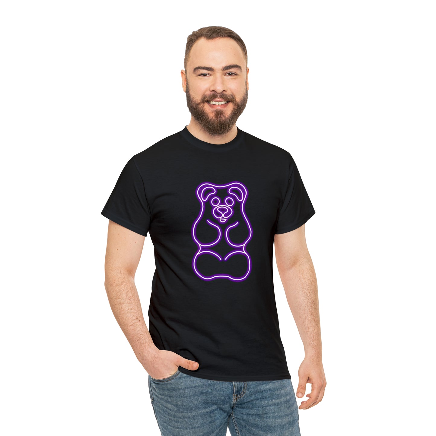 NEON Gummy Bear Tee - Purple