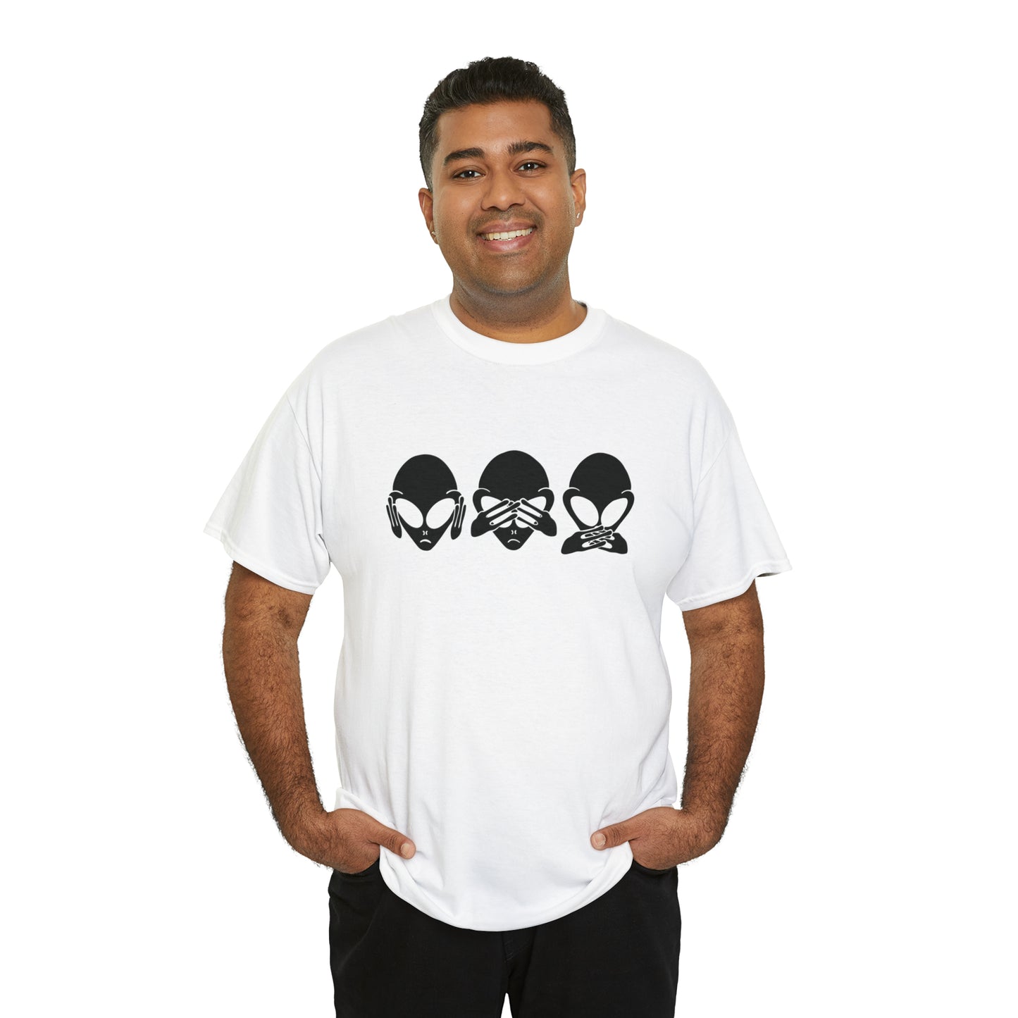 Alien Hear No Evil, See No Evil, Speak No Evil Tee